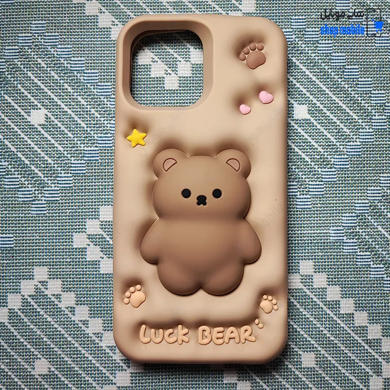 قاب گوشی آیفون 13 (کاور فیجتی خرسی طرح Luck Bear)