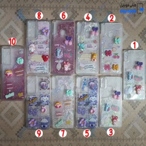 قاب گوشی آکواریومی اکلیلی شفاف عروسکی سه بعدی