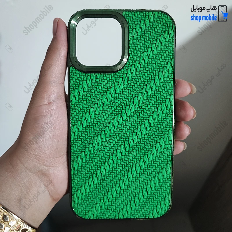 قاب گوشی آیفون 13 پرو مکس (کاور Design طرح کنفی رنگ سبز)