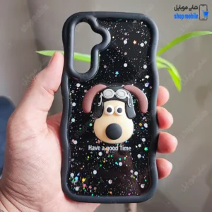 قاب گوشی سامسونگ گلکسی A16 (کاور عروسکی موجی شاین دار طرح بیتزر)
