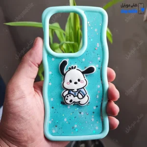 قاب گوشی شیائومی ردمی نوت 13 پرو 4G-پوکو M6 پرو 4G (کاور عروسکی موجی شاین دار طرح پوچاکو رنگ سبز)