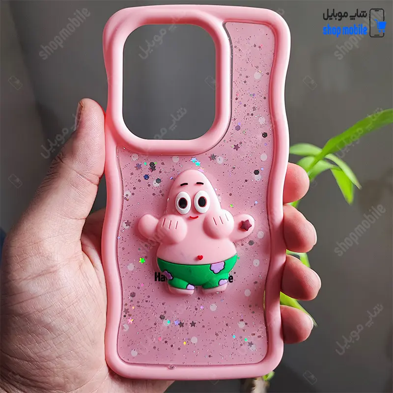 قاب گوشی شیائومی ردمی نوت 13 پرو 4Gپوکو M6 پرو 4G (کاور عروسکی موجی شاین دار طرح پاتریک)