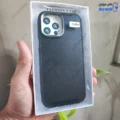 قاب گوشی آیفون 11 پرو مکس (کاور اورجینال Fashion Case طرح پیکسلی رنگ مشکی و خاکستری)