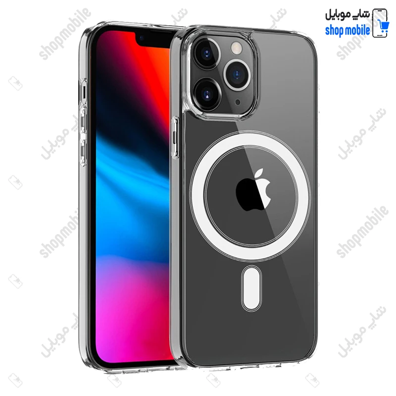 قاب گوشی آیفون 13 پرو (کاور مگ سیف شفاف مدل Clear Case Magnetic)