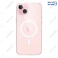 قاب گوشی آیفون 15 (کاور مگ سیف شفاف مدل Clear Case Magnetic)