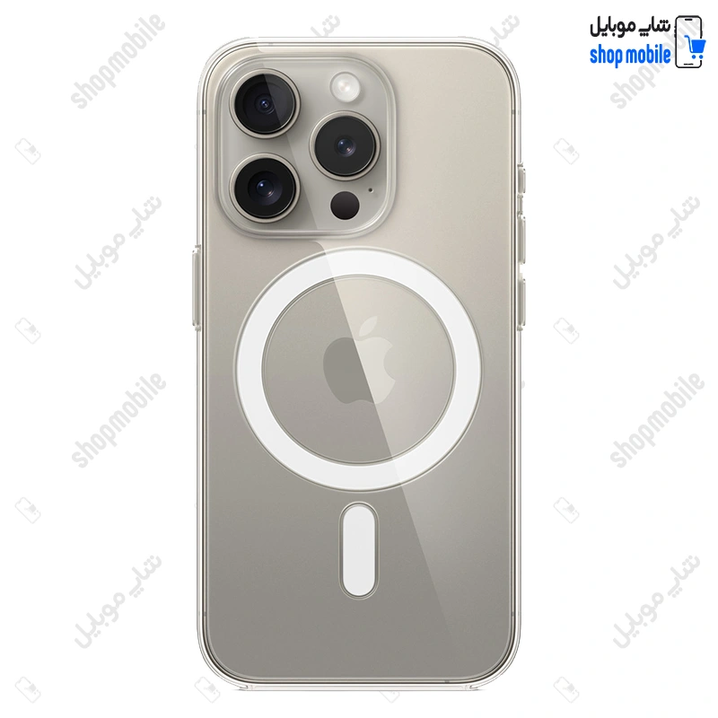 قاب گوشی آیفون 16 پرو مکس (کاور مگ سیف شفاف مدل Clear Case Magnetic)