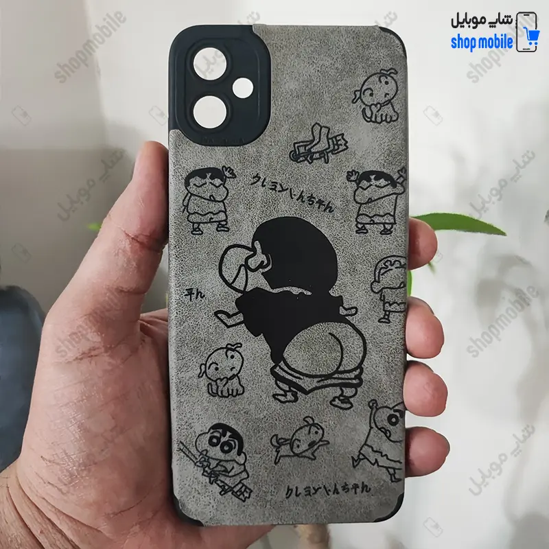 قاب گوشی سامسونگ گلکسی A05 (کاور عروسکی طرح چرم مدل Shin-Chan)