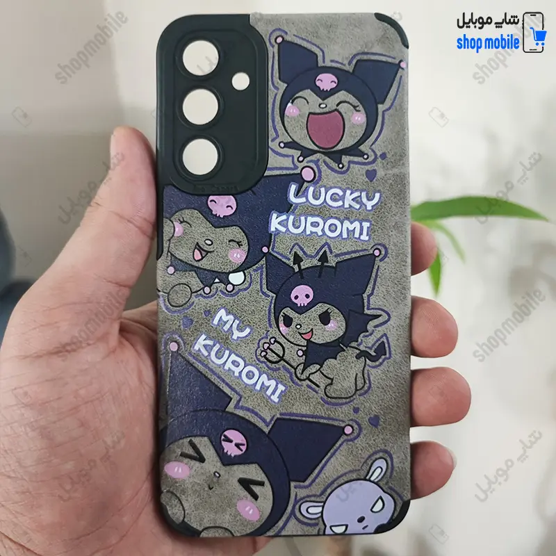 قاب گوشی سامسونگ گلکسی A05s (کاور عروسکی طرح چرم مدل Lucky Kuromi)
