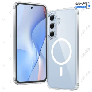 قاب گوشی سامسونگ گلکسی S24 FE (کاور مگ سیف شفاف مدل Clear Case Magnetic)