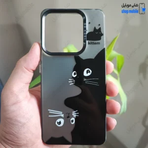 قاب گوشی شیائومی ردمی نوت 13 پرو 4G (کاور فانتزی So Cool طرح گربه های مشکی و طوسی)