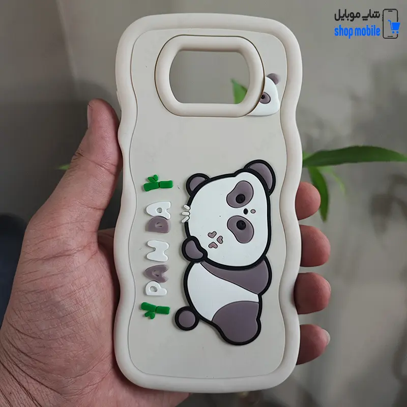 قاب گوشی شیائومی پوکو X3 X3 پرو (کاور عروسکی موج دار طرح پاندا خسته)