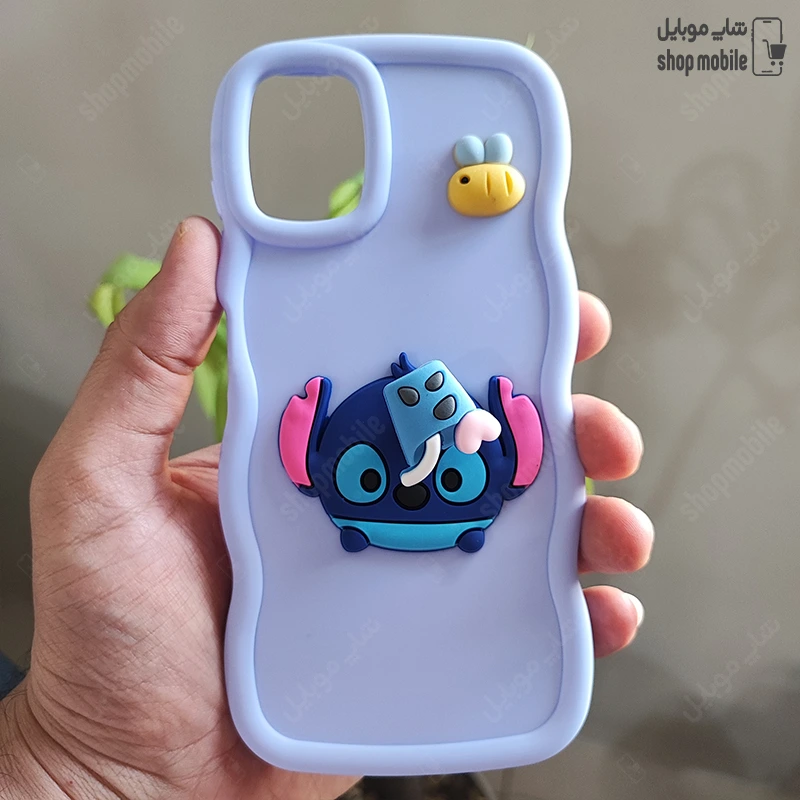 قاب گوشی سامسونگ گلکسی A06 (کاور عروسکی اسپینردار موجی طرح Stitch)