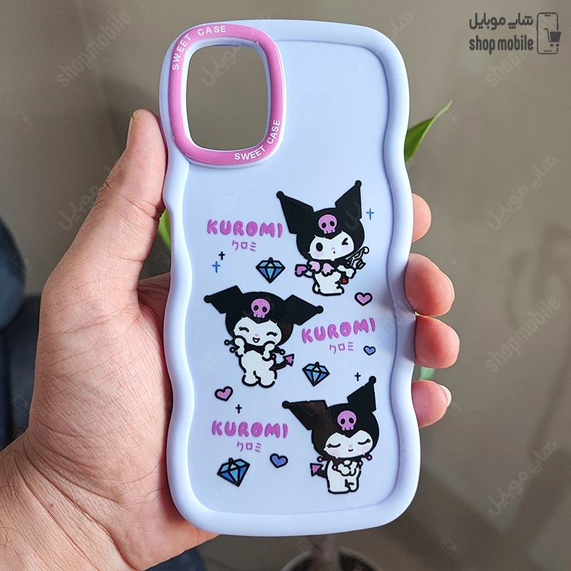 قاب گوشی سامسونگ گلکسی A06 (کاور عروسکی موج دار طرح Kuromi)