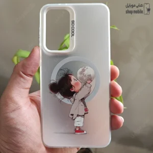قاب گوشی سامسونگ گلکسی A36 (کاور سوکول طرح مگ سیف مدل دختر و ماه)