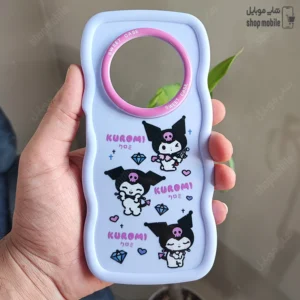 قاب گوشی شیائومی ردمی 14C پوکو C75 (کاور عروسکی موج دار طرح Kuromi)