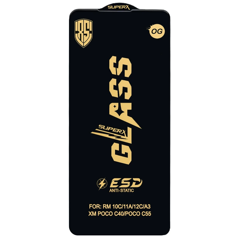 گلس گوشی شیائومی پوکو C40 (گلس شیشه ای Anti Static مدل OG Super X)