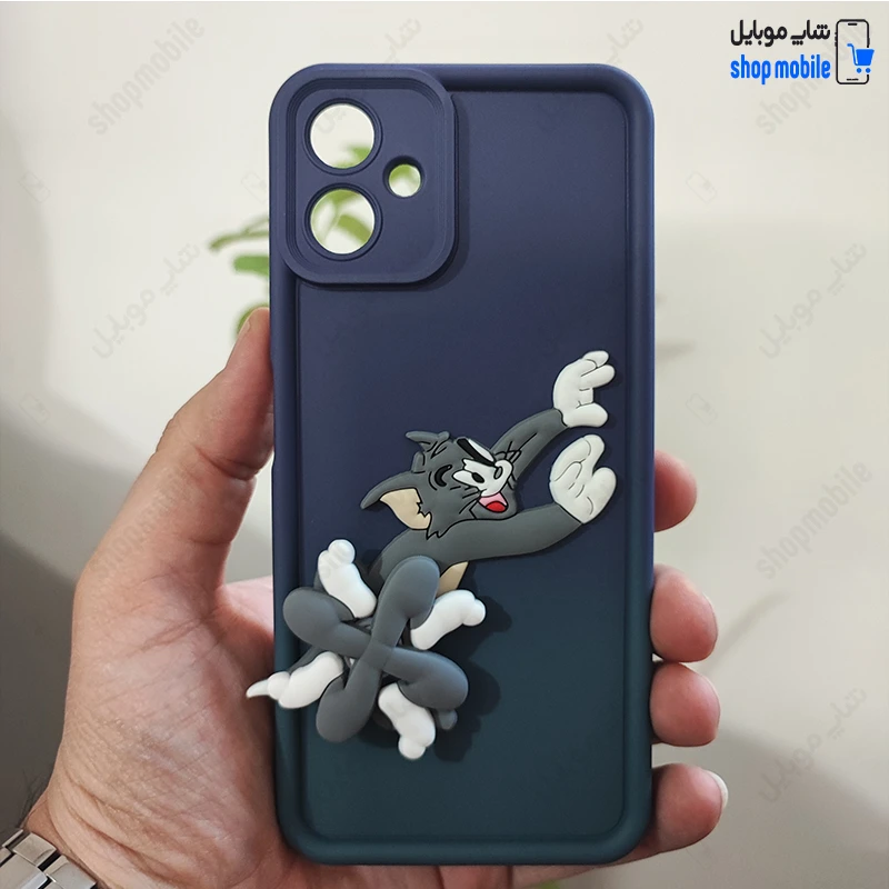 قاب گوشی سامسونگ گلکسی A06 (کاور عروسکی اسپینردار طرح تام)