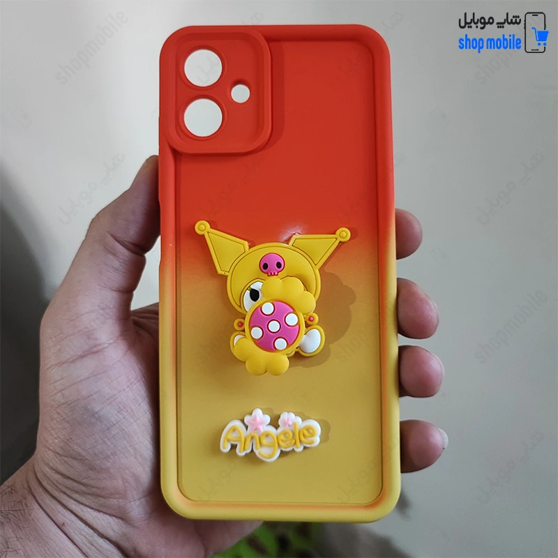 قاب گوشی سامسونگ گلکسی A06 (کاور عروسکی اسپینردار طرح کرومی و آنجل)