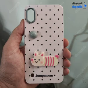 قاب گوشی سامسونگ گلکسی A10 M10 (کاور عروسکی Jumpmoon طرح پیشی رنگ گلبهی)