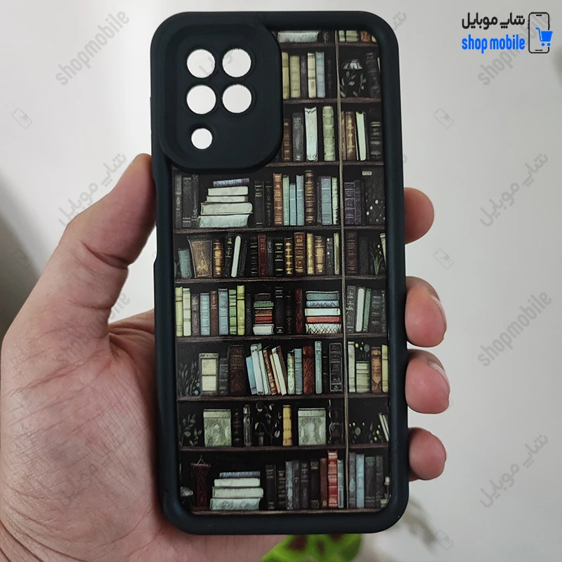 قاب گوشی سامسونگ گلکسی A12 / M12 (کاور Solid Case طرح کتابخانه)