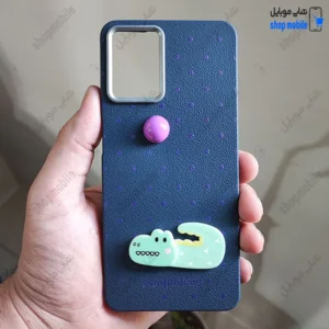 قاب گوشی سامسونگ گلکسی A12 M12 (کاور عروسکی Jumpmoon طرح تمساح رنگ سرمه ای)