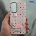 قاب گوشی سامسونگ گلکسی A16 (کاور عروسکی Jumpmoon طرح پیشی رنگ گلبهی)