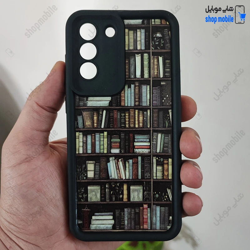 قاب گوشی سامسونگ گلکسی S21 FE (کاور Solid Case طرح کتابخانه)