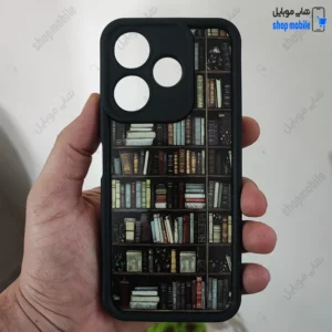 قاب گوشی شیائومی ردمی 13 / ردمی 13X / پوکو M6 4G (کاور Solid Case طرح کتابخانه)