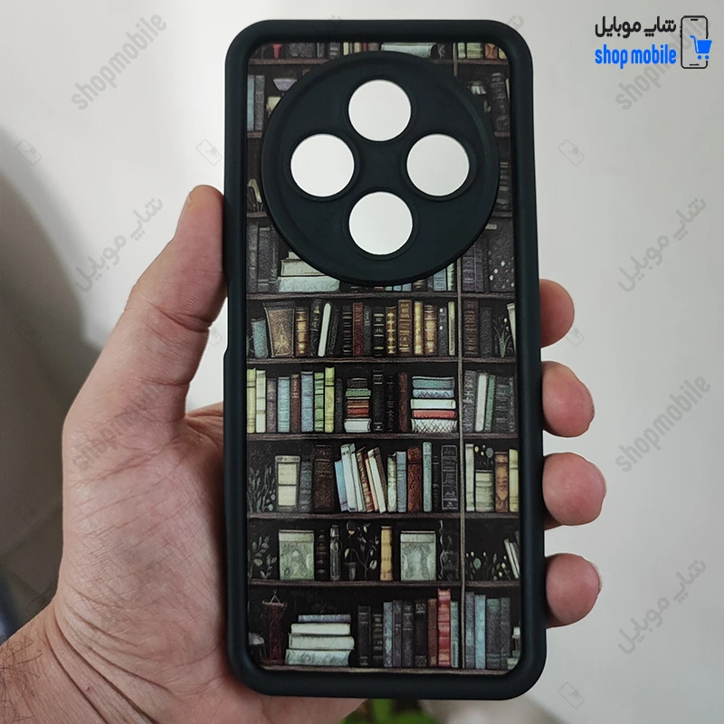 قاب گوشی شیائومی ردمی 14C / ردمی A4 / پوکو C75 (کاور Solid Case طرح کتابخانه)