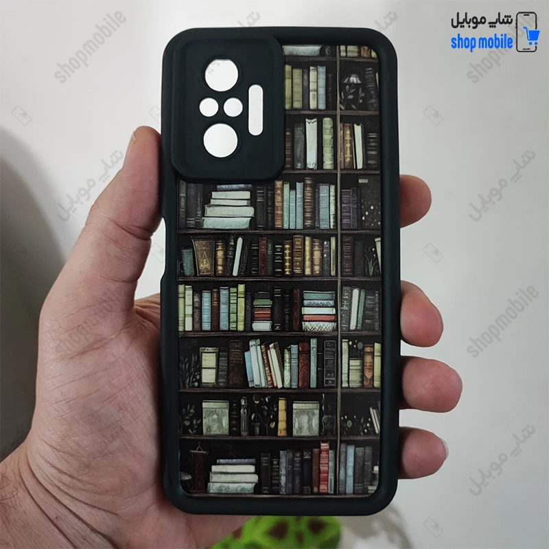 قاب گوشی شیائومی ردمی نوت 10 پرو / نوت 10 پرو مکس (کاور Solid Case طرح کتابخانه)