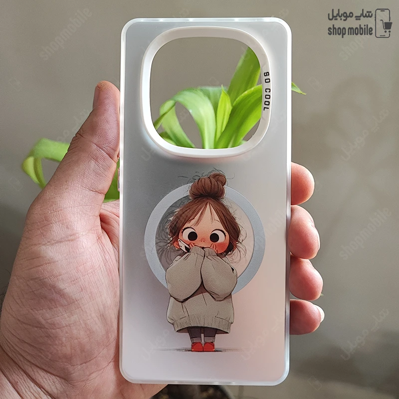 قاب گوشی شیائومی ردمی نوت 14 پرو 4G (کاور سوکول طرح مگ سیف مدل دختر ذوق زده)