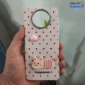 قاب گوشی شیائومی پوکو X3 / X3 پرو (کاور عروسکی Jumpmoon طرح پیشی رنگ گلبهی)