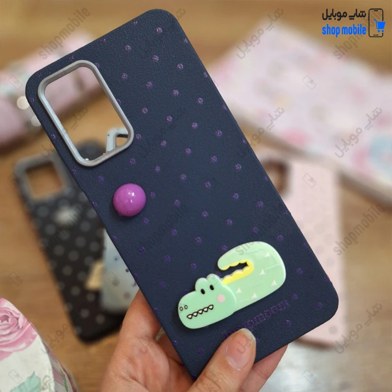 کاور عروسکی Jumpmoon طرح تمساح رنگ سرمه ای)