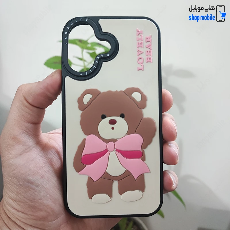 قاب گوشی آیفون 16 (کاور Case City طرح LOVELY BEAR)