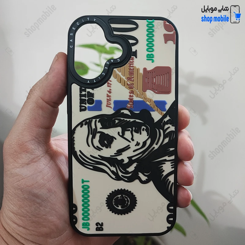 قاب گوشی آیفون 16 (کاور Case City طرح دلار)