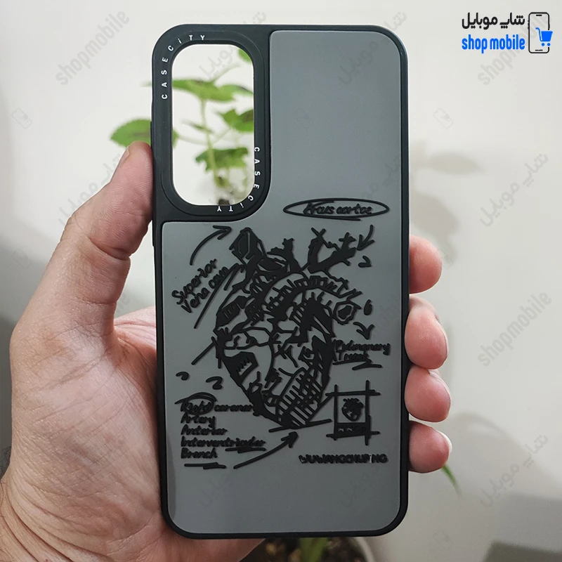 قاب گوشی سامسونگ گلکسی A55 (کاور Case City طرح آناتومی قلب برجسته)