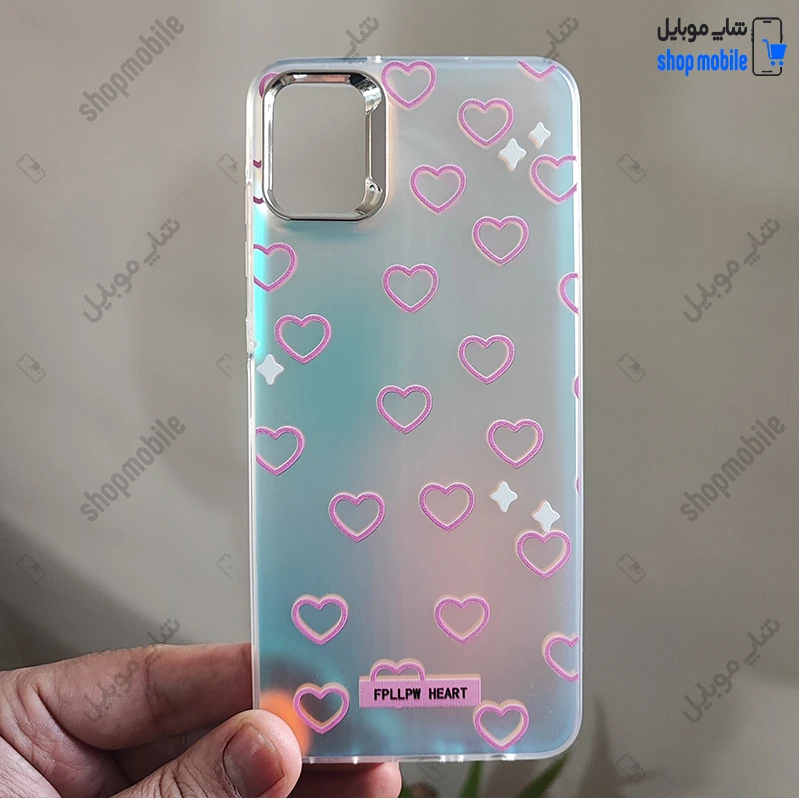 قاب گوشی سامسونگ گلکسی A05 (کاور هولوگرامی فانتزی طرح قلب صورتی)