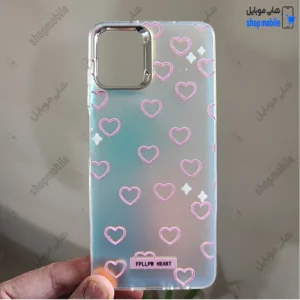 قاب گوشی سامسونگ گلکسی A06 (کاور هولوگرامی فانتزی طرح قلب صورتی)