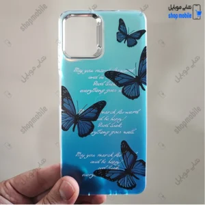 قاب گوشی سامسونگ گلکسی A06 (کاور هولوگرامی فانتزی طرح پروانه آبی)