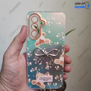 قاب گوشی سامسونگ گلکسی A26 (کاور هولوگرامی فانتزی طرح پاپیون، گل و تدی)