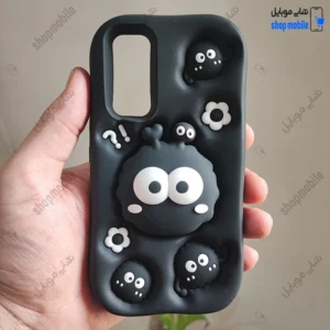 قاب گوشی سامسونگ گلکسی A54 (کاور سیلیکونی پاک کنی پاپ سوکت مدل عروسکی کیوت طرح میکروب هپل)