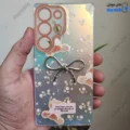 قاب گوشی سامسونگ گلکسی S25 Ultra (کاور هولوگرامی فانتزی طرح پاپیون، گل و تدی)