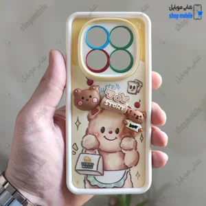 قاب گوشی شیائومی ردمی نوت 14 پرو 4G (کاور Solid مدل عروسکی طرح Bear)