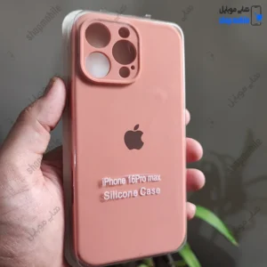 قاب گوشی آیفون 16 پرو مکس (کاور سیلیکونی پاک کنی اورجینال کد 22121)