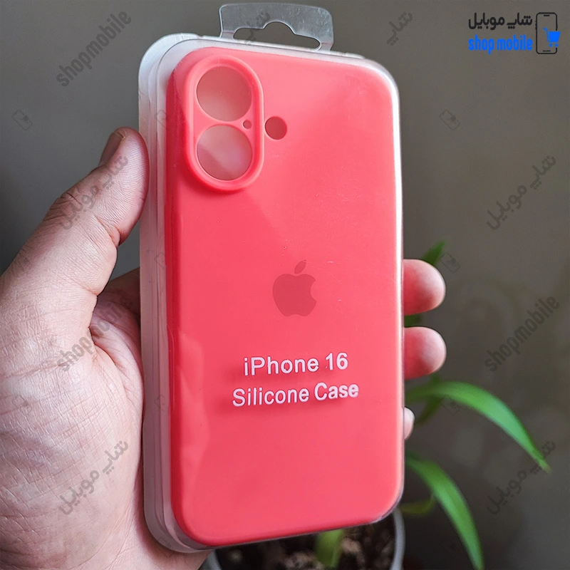 قاب گوشی آیفون 16 (کاور سیلیکونی پاک کنی اورجینال کد 22152)