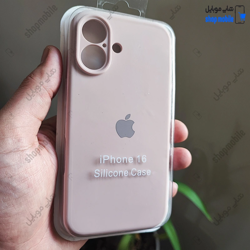 قاب گوشی آیفون 16 (کاور سیلیکونی پاک کنی اورجینال کد 22156)