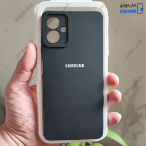 قاب گوشی سامسونگ گلکسی A05 (کاور سیلیکونی های کپی داخل موکتی رنگ مشکی)