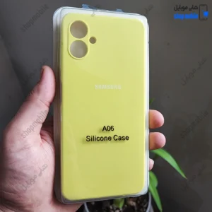 قاب گوشی سامسونگ گلکسی A06 (کاور سیلیکونی پاک کنی اورجینال کد 22196)