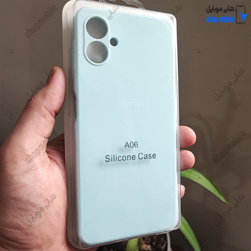قاب گوشی سامسونگ گلکسی A06 (کاور سیلیکونی پاک کنی اورجینال کد 22218)
