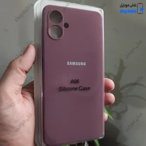 قاب گوشی سامسونگ گلکسی A06 (کاور سیلیکونی پاک کنی اورجینال کد 22222)